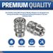 ESSENTIAL WASHER M22 To 3/8 Quick Connect | 5000 PSI Pressure Washer Quick Connect | M22 15mm Quick Connect_maomaolike.com