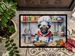 Pug The Chef Doormat Front Door Mat Indoor Outdoor Rugs For Entryway, Non Slip Washable Low Pile, 24H X 36W_maomaolike.com