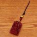 Twelve Zodiac Guardian Buddha Cinnabar Protection God Square Pendant Accessories Peace Blessing Unisex Keychain Wholesale_maomaolike.com