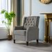 Redde Boo New Design Classic Dark Gray Waterproof Fabric Living Room Pull Button Sofa, High Back Manual Recliner Chair Cinema Home Theatre Cozy Recliner Sofa_maomaolike.com