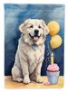 Great Pyrenees Happy Birthday Garden Flag Mailbox Flag Decorative Yard Flag Banner Outside Patio Artwork Yard Flower Beds, Garden Size, Multicolor_maomaolike.com