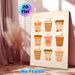 Autumn Coffee & Pumpkin Painting Poster, Warm-toned Cute Illustrated Poster, Charming Fall-themed Coffee Cup Designs With Cozy Vibe, Ideal For Home_maomaolike.com