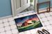 Barn At Twilight Doormat Front Door Mat Indoor Outdoor Rugs For Entryway, Non Slip Washable Low Pile, 24H X 36W_maomaolike.com