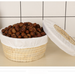 Home Creative Insulated Basket With Lid Rattan Storage Straw Woven Bun Cake Food Chestnut Box Commercial Use_maomaolike.com