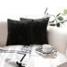 SOGA 2X 45cm Urban Light Luxury Pillow Dark Night Green Checkered Square Throw Pillow_maomaolike.com