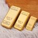 Plated Top-sale Handmade Solid Brick Ruler Home Decorative Ornament Simulation Prop Gold Bar Sample Display_maomaolike.com