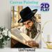 Elderly Man Reading Painting Poster, Warm-toned Realistic Oil Painting Poster, Serene Immersive Artwork Ideal For Living Room, Study Space_maomaolike.com
