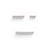 Floating Shelves 17.9" Wall Mounted Wood Shelves For Bathroom, Bedroom, Living Room, Kitchen, Hanging Shelf For Books/Storage/Decor With Invisible Brackets, White_maomaolike.com