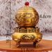 Brass Nine Turns Of The Universe Office Study Agarwood Coil Antique Incense Burner Ornament Craft Wholesale_maomaolike.com