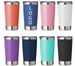 LOGO Image Travel Tumbler, Vacuum Insulated Coffee Mug, Custom Name, 20 Oz_maomaolike.com