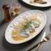 Steamed Special High-end Ceramic Fish Home Use New Oval Large Dish Dan-shaped Deep Plate_maomaolike.com