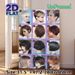 Short Hairstyles Collection Painting Poster, Stylish 12 Curated Short Hair Styles Collage Poster, Hair Styling Reference Idea For Beauty Salon_maomaolike.com