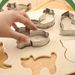 9pcs, Kitten Cat Shaped Cookie Cutters, Pastry Cutter, Biscuit Molds, Baking Tools, Kitchen Accessories_maomaolike.com