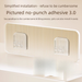 Toilet Washroom Shelf Wall-Mounted Organizer No-Drill Hanging Wall Bathroom Storage Rack_maomaolike.com