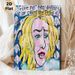 Quirky Portrait Painting Poster, Bold Expressive Hand-painted Blonde Figure With Witty Slogan Poster, Playful Eye-catching Decor Suitable For Living_maomaolike.com