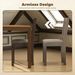 Dining Chairs Set Of 2 Linen Upholstered Kitchen Chairs With Rubber Wood Legs_maomaolike.com