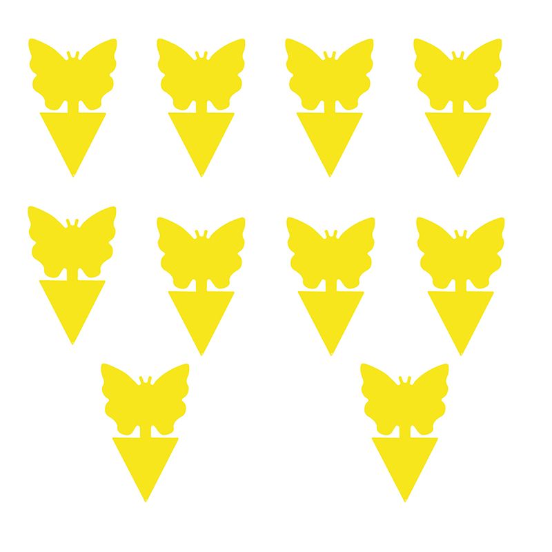 Double-Sided Special-Shaped Sticky Insect Yellow Board Trap For Fruit Flies Small Black Thrips And Other Pests_maomaolike.com