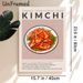 Korean Kimchi Painting Poster, Vibrant Illustrated Traditional Korean Cuisine Poster, Brings Cultural Culinary Vibe, Ideal For Kitchen And Dining Room_maomaolike.com