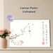 Oriental Flower Branch Painting Poster, Delicate Ink-wash Style Poster, Minimalist Floral Branch With Butterfly And Calligraphy, Serene Artistic Decor_maomaolike.com