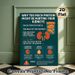 Kidney Health & Protein Intake Painting Poster, Informative Infographic Style Poster, Educational Guide Explaining Kidney Risks From Excess Protein_maomaolike.com