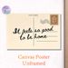 Home Quote Painting Poster, Warm Minimalist Handwritten Phrase With Floral Stamp Detail Poster, Delivers Cozy Comforting Vibe For Living Room, Bedroom_maomaolike.com