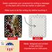 Cairn Terrier And Santa Claus Porcelain Ornament Christmas Tree Hanging Decorations For Home Christmas Holiday, Rectangle, Gift, Multicolor_maomaolike.com