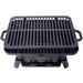 Oval Cast Iron Grill Outdoor, Portable Charcoal Grill And Tabletop Cast Iron Skillet - 100% Cast Iron, Enameled, Durable, Small Charcoal Grill, Camping Stove, Hibachi Grill_maomaolike.com