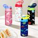 350ml Cartoon Pattern Vacuum Cup Kids Insulated Water Bottle Cute Animal Straw Thermos Mug Handheld Kettle For Outdoor_maomaolike.com