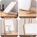 Wooden Element Simple Makeup Rotatable Home Student Dormitory Portable Desktop Dressing Mirror_maomaolike.com