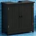 Under Sink Bathroom Cabinet, Pedestal Sink Storage Cabinet With 2 Doors_maomaolike.com