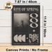 The Rite Of Spring Themed Painting Poster, Vintage Monochrome Collage Style Poster, Artistic Retro Artwork Ideal For Living Room, Studio And Music_maomaolike.com