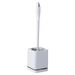 Household Plastic Long Handle No Drilling Wall-Mounted Floor-Standing With Base Toilet Brush Cleaning Set_maomaolike.com