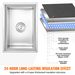 VEVOR Drop In Ice Chest, 20"L X 14"W X 12"H Stainless Steel Ice Cooler, Commercial Ice Bin With Cover, 40 Qt Outdoor Kitchen Ice Bar, Drain-pipe And Drain Plug Included, For Cold Wine Beer_maomaolike.com