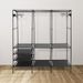 Clothing Racks For Hanging Clothes With ShelvesPortable Closet System Organizer Garment Rackfor Clothes Storage, Metal Free StandingWardrobe Clothes Organizer Clothesstorage, 66*63*14in_maomaolike.com