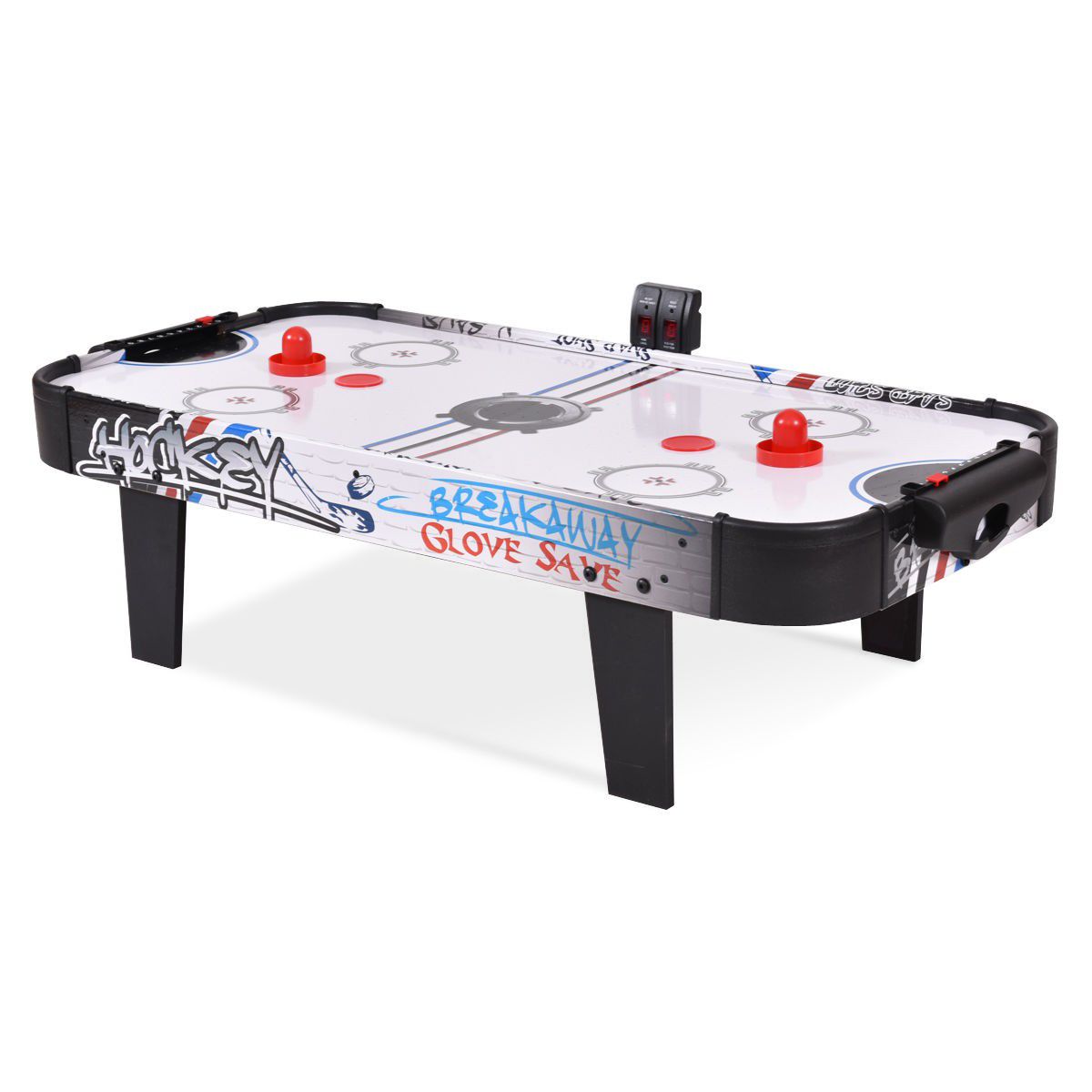 42 Inch Air Powered Hockey Table Top Scoring 2 Pushers_maomaolike.com