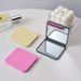 Mini Folding Plastic Pocket Makeup Mirror, Multi-Color Compact Handheld Cosmetic Mirror, Portable Travel Beauty Vanity Mirror For Daily Dressing
_maomaolike.com