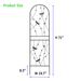 4 Pack Metal Garden Trellis 71" X 19.7" Rustproof Trellis For Climbing Plants Outdoor Flower Support Dragonfly Deco Black_maomaolike.com