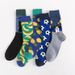 Colorful Trendy Socks Mid High Cotton Socks Multi Pattern Versatile Trendy Socks _maomaolike.com
