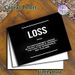 Trader Loss Themed Painting Poster, Minimalist Black & White Typographic Poster, Inspirational Trading Quote Decor Ideal For Home Office, Trading_maomaolike.com