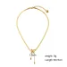 Vintage Butterfly Necklace Golden Stainless Steel Blade Snake Chains Aesthetic Charms Choker Women Jewelry Gift To Mujer_maomaolike.com