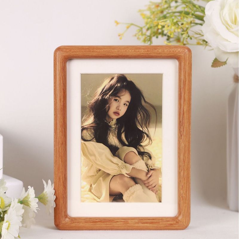 Solid Wood Photo Display Black Walnut Mortise And Tenon Rounded Corners 6 7 8 A 4inch Couple Picture Wall Hanging_maomaolike.com