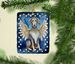 Scottish Deerhound My Angel Porcelain Ornament Christmas Tree Hanging Decorations For Home Christmas Holiday, Rectangle, Gift, Multicolor_maomaolike.com