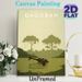Dagobah Swamp Themed Painting Poster, Minimalist Retro Silhouette Scene Poster, Atmospheric Sci-fi Decor Ideal For Home, Game Room, Bedroom_maomaolike.com