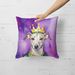 Whippet King Of Mardi Gras Throw Pillow Machine Washable, Indoor Outdoor Decorative Pillow For Couch, Bed Or Patio, 18Hx18W_maomaolike.com