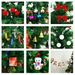 6ft Artificial Christmas Tree with LED Energy-Saving Lights, Includes 195 Pcs Pendant, Tree Skirt and Guardrails_maomaolike.com