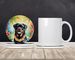 Rottweiler Luau Large Sandstone Coasters Pack Of 4 Absorbent Round Coasters Decor Gifts For Men Or Women, 4 In, Multicolor_maomaolike.com