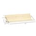 Hanging Balcony Table, Spruce Wood Foldable Railing Bar, Serving Table & Desk, Fits Up To 3.9 Inches, Natural_maomaolike.com