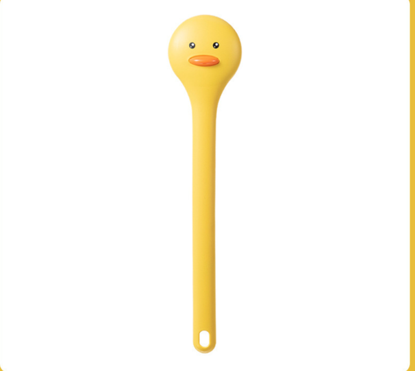 Little Yellow Duck Household Bathroom Washing Long Handle Soft Bristle Shower Bath Back Scrubber Brush_maomaolike.com