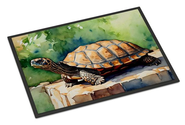 Turtles Tortoises Doormat Front Door Mat Indoor Outdoor Rugs For Entryway, Non Slip Washable Low Pile, 24H X 36W_maomaolike.com