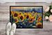 Sunflowers In Watercolor Doormat Front Door Mat Indoor Outdoor Rugs For Entryway, Non Slip Washable Low Pile, 24H X 36W_maomaolike.com